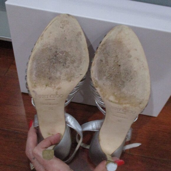 Jimmy Choo Carpretto Slingback Shoes - Picture 9 of 12